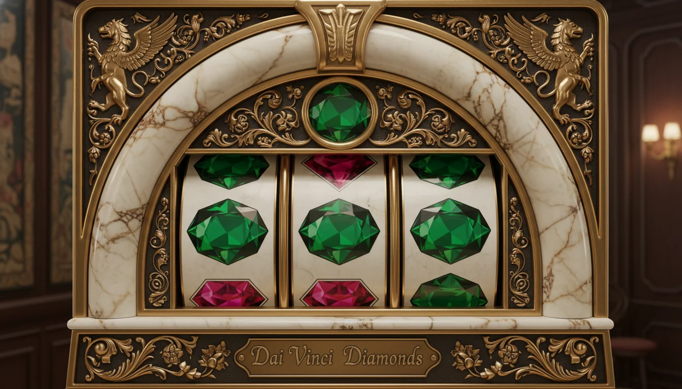 Mobile view of the da vinci diamonds slot